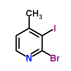 2-BROMO-3-IODO-4-METHYLPYRIDINE structure, CAS 88494-42-2