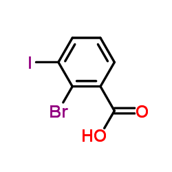 2-BROMO-3-IODOBENZOIC ACID structure, CAS 855198-37-7