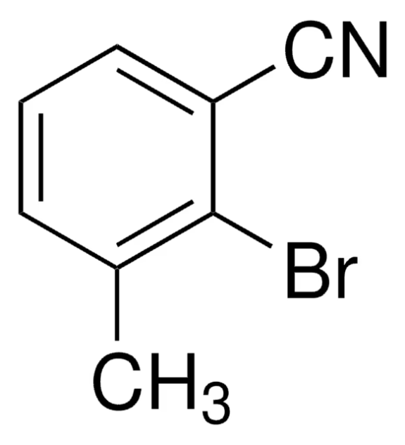 2-BROMO-3-METHYLBENZONITRILE structure, CAS 263159-64-4