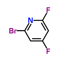 2-BROMO-4,6-DIFLUOROPYRIDINE structure, CAS 41404-63-1