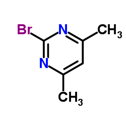 2-BROMO-4,6-DIMETHYLPYRIMIDINE structure, CAS 16879-39-3