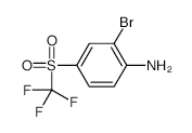 2-BROMO-4-((TRIFLUOROMETHYL)SULFONYL)ANILINE structure, CAS 16368-43-7