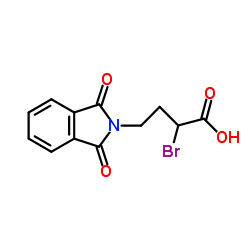 2-BROMO-4-(1,3-DIOXOISOINDOLIN-2-YL)BUTANOIC ACID structure, CAS 35197-64-9