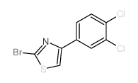 2-BROMO-4-(3,4-DICHLOROPHENYL)THIAZOLE structure, CAS 412923-60-5