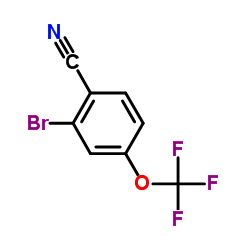 2-BROMO-4-(TRIFLUOROMETHOXY)BENZONITRILE structure, CAS 1214334-83-4