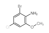 2-BROMO-4-CHLORO-6-METHOXYANILINE structure, CAS 1261895-84-4