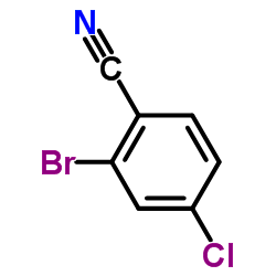 2-BROMO-4-CHLOROBENZONITRILE structure, CAS 57381-49-4