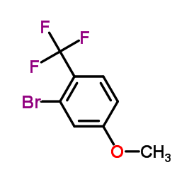 2-BROMO-4-METHOXY-1-(TRIFLUOROMETHYL)BENZENE structure, CAS 944901-07-9