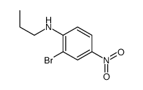 2-BROMO-4-NITRO-N-PROPYLANILINE structure, CAS 1157464-28-2