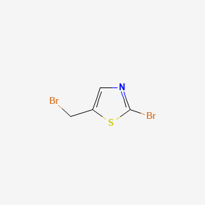 2-BROMO-5-(BROMOMETHYL)THIAZOLE structure, CAS 131748-91-9