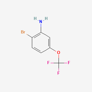 2-BROMO-5-(TRIFLUOROMETHOXY)ANILINE structure, CAS 887267-47-2