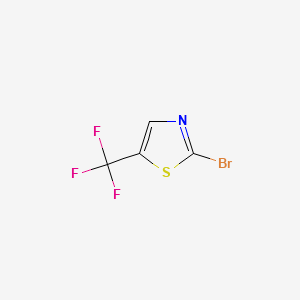 2-BROMO-5-(TRIFLUOROMETHYL)THIAZOLE structure, CAS 1209458-80-9