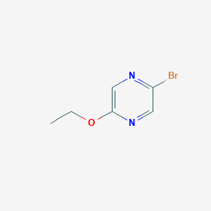 2-BROMO-5-ETHOXYPYRAZINE structure, CAS 1060803-83-9