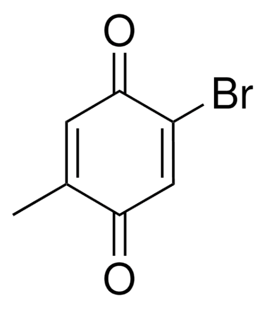 2-BROMO-5-METHYLCYCLOHEXA-2,5-DIENE-1,4-DIONE structure, CAS 13070-25-2