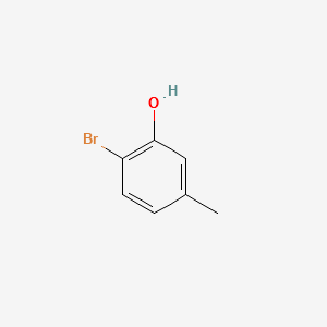 2-BROMO-5-METHYLPHENOL structure, CAS 14847-51-9