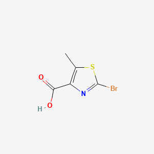 2-BROMO-5-METHYLTHIAZOLE-4-CARBOXYLIC ACID structure, CAS 1194374-25-8