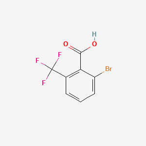 2-BROMO-6-(TRIFLUOROMETHYL)BENZOIC ACID structure, CAS 177420-64-3