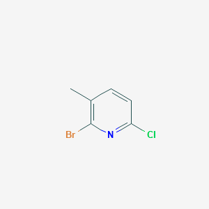 2-BROMO-6-CHLORO-3-METHYLPYRIDINE structure, CAS 867377-03-5