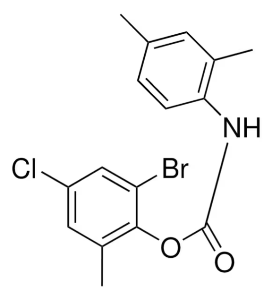 2-BROMO-6-CHLORO-N-(2,6-DIMETHYLPHENYL)HEXANAMIDE structure, CAS 172098-60-1