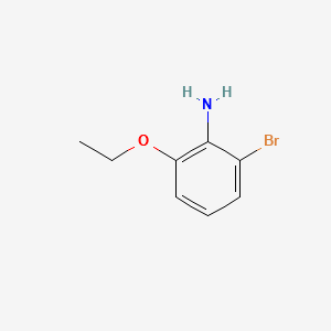 2-BROMO-6-ETHOXYANILINE structure, CAS 1072945-59-5