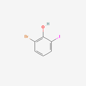 2-BROMO-6-IODOPHENOL structure, CAS 2040-86-0