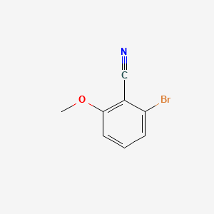 2-BROMO-6-METHOXYBENZONITRILE structure, CAS 1245647-50-0