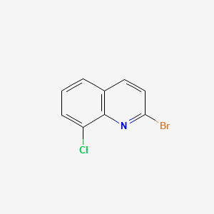 2-BROMO-8-CHLOROQUINOLINE structure, CAS 891842-52-7