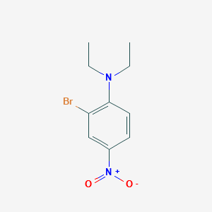 2-BROMO-N,N-DIETHYL-4-NITROANILINE structure, CAS 1150271-18-3