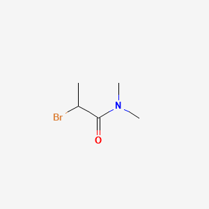 2-BROMO-N,N-DIMETHYLPROPANAMIDE structure, CAS 54537-47-2