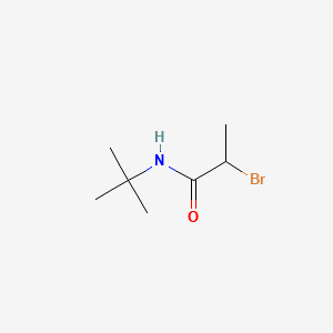 2-BROMO-N-(TERT-BUTYL)PROPANAMIDE structure, CAS 94318-80-6