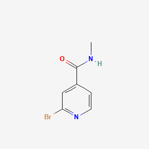 2-BROMO-N-METHYLISONICOTINAMIDE structure, CAS 337536-01-3