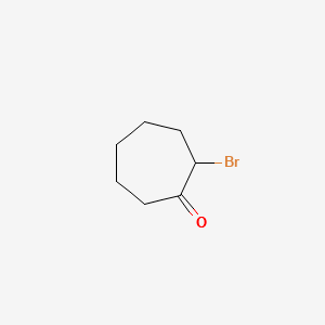 2-BROMOCYCLOHEPTANONE structure, CAS 766-65-4