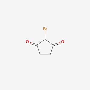 2-BROMOCYCLOPENTANE-1,3-DIONE structure, CAS 14203-24-8