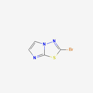 2-BROMOIMIDAZO[2,1-B][1,3,4]THIADIAZOLE structure, CAS 1137142-58-5