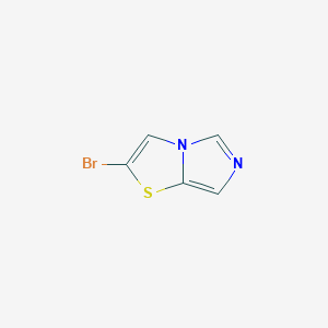 2-BROMOIMIDAZO[5,1-B]THIAZOLE structure, CAS 713107-45-0