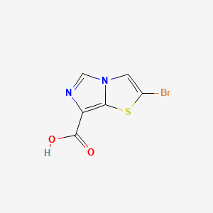 2-BROMOIMIDAZO[5,1-B]THIAZOLE-7-CARBOXYLIC ACID structure, CAS 901122-45-0