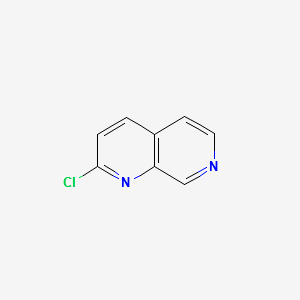 2-CHLORO-1,7-NAPHTHYRIDINE structure, CAS 35192-05-3