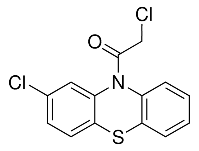2-CHLORO-1-(2-CHLORO-10H-PHENOTHIAZIN-10-YL)ETHANONE structure, CAS 16189-69-8