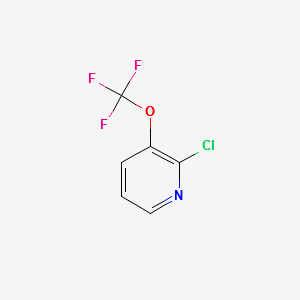 2-CHLORO-3-(TRIFLUOROMETHOXY)PYRIDINE structure, CAS 1206980-39-3