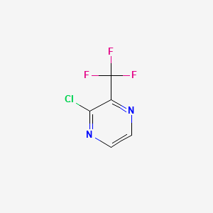 2-CHLORO-3-(TRIFLUOROMETHYL)PYRAZINE structure, CAS 191340-90-6