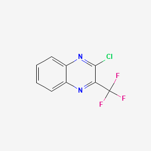 2-CHLORO-3-(TRIFLUOROMETHYL)QUINOXALINE structure, CAS 254732-51-9