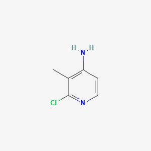 2-CHLORO-3-METHYLPYRIDIN-4-AMINE structure, CAS 79055-64-4