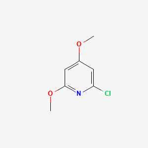 2-CHLORO-4,6-DIMETHOXYPYRIDINE structure, CAS 108279-89-6