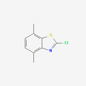 2-CHLORO-4,7-DIMETHYLBENZO[D]THIAZOLE structure, CAS 80945-84-2
