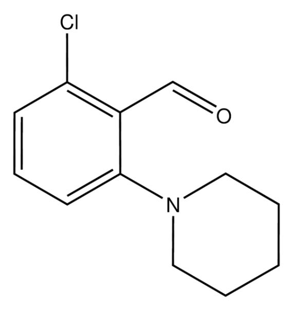 2-CHLORO-4-(PIPERIDIN-1-YL)BENZALDEHYDE structure, CAS 886501-12-8