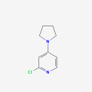 2-CHLORO-4-(PYRROLIDIN-1-YL)PYRIDINE structure, CAS 874758-84-6