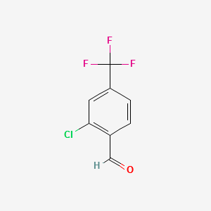 2-CHLORO-4-(TRIFLUOROMETHYL)BENZALDEHYDE structure, CAS 82096-91-1