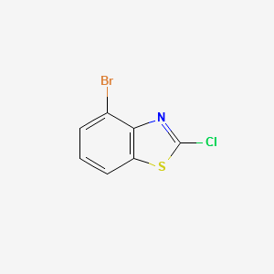 2-CHLORO-4-BROMOBENZOTHIAZOLE structure, CAS 182344-57-6