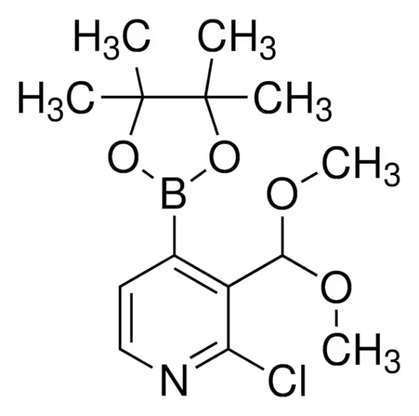 2-CHLORO-4-IODO-3-(4,4,5,5-TETRAMETHYL-1,3,2-DIOXABOROLAN-2-YL)PYRIDINE structure, CAS 1241950-75-3