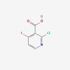 2-CHLORO-4-IODONICOTINIC ACID structure, CAS 544671-78-5